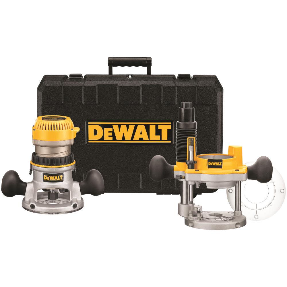 DEWALT 12 Amp 2-1/4 HP Plunge and Fixed Based Variable Speed Router DW618PK from DEWALT*Hot - Intensery