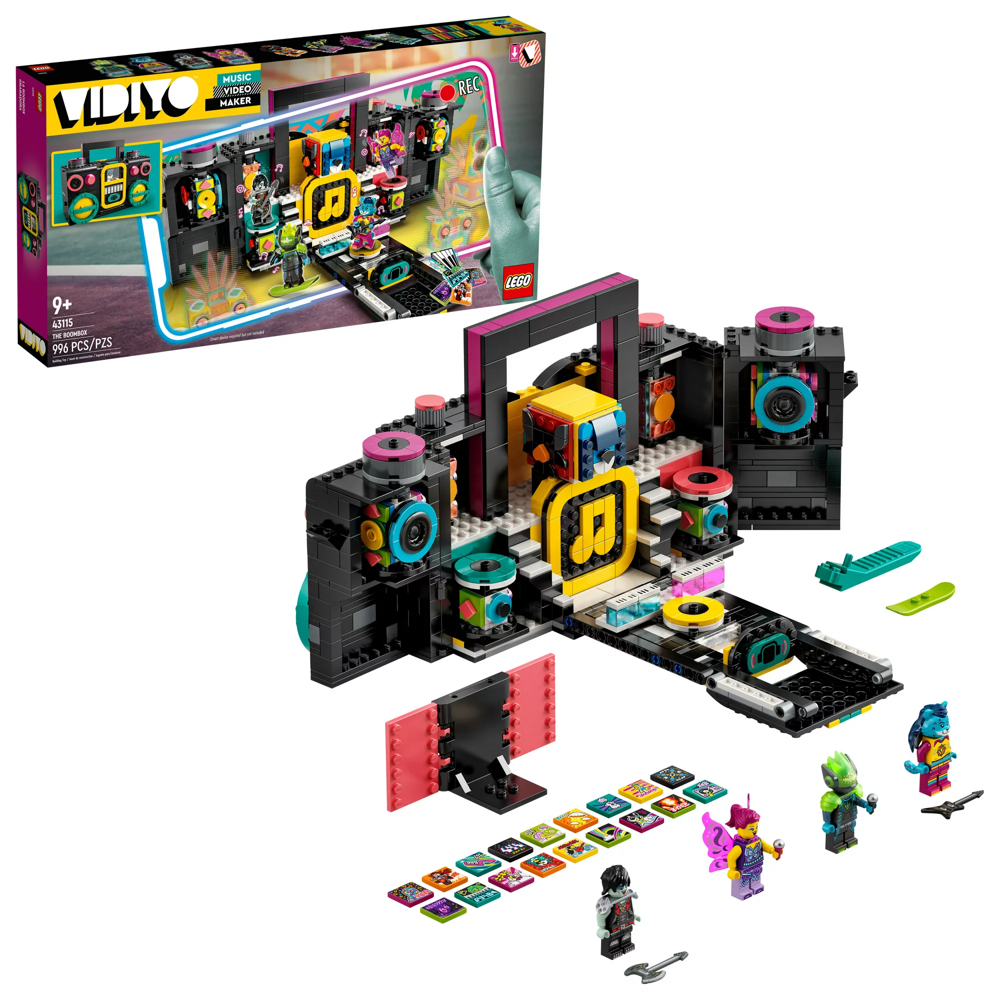 Lego VIDIYO The Boombox 43115 Inspire Kids to Direct and Star in Their Own Music Videos (996 Pieces) - Intensery