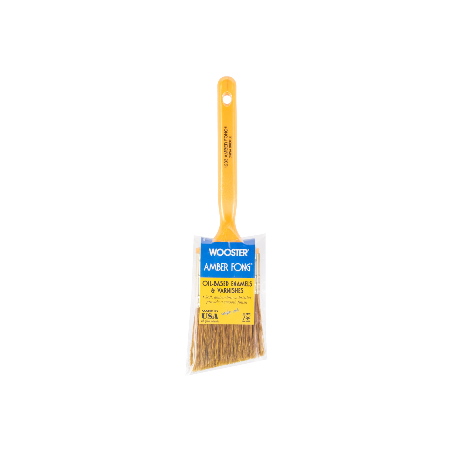 Wooster Amber Fong 2 in. Angle Paint Brush - Intensery
