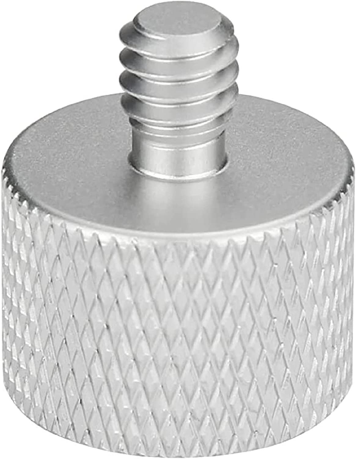 5 Core Mic Stand Adapter Aluminum 3/8 Male to 5/8 Female Screw for Clips MS ADP M SLV 38M-58F 1PC - Intensery