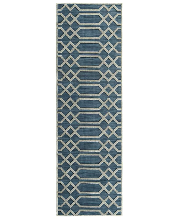 Kaleen CLOSEOUT! Cove COV06 2' x 6' Runner Area Rug - Intensery