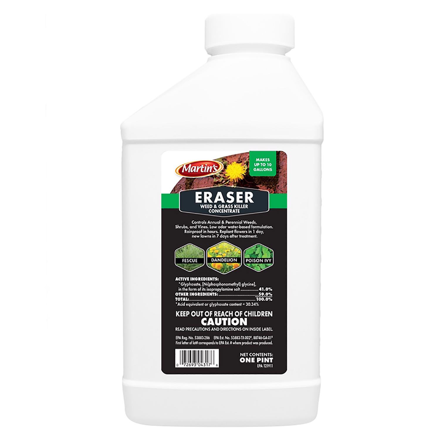 Martin\u0027s Eraser Vegetation Herbicide Concentrate 1 pt - Intensery