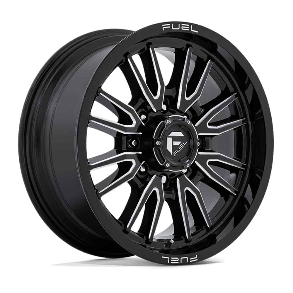 Fuel 1PC Wheels D761 20X9 8X170 G-BLK MILL 20MM - Intensery