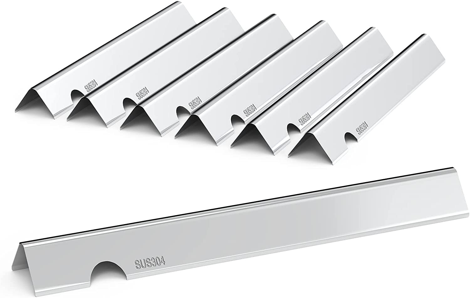 17'' Flavorizer Bars Kit 66033 for Weber Genesis II and Genesis II LX 400 Series 4 Burner Gas Grills - Intensery