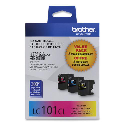 Brother LC1013PKS Innobella Ink， 300 Page-Yield， Cyan/Magenta/Yellow - Intensery