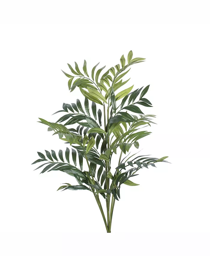 Vickerman 3' Artificial Green Parlour Palm， Featuring 6 Branches With A Total Of 186 Leaves， For A Full Vibrant Addition To Your Arrangement - Intensery