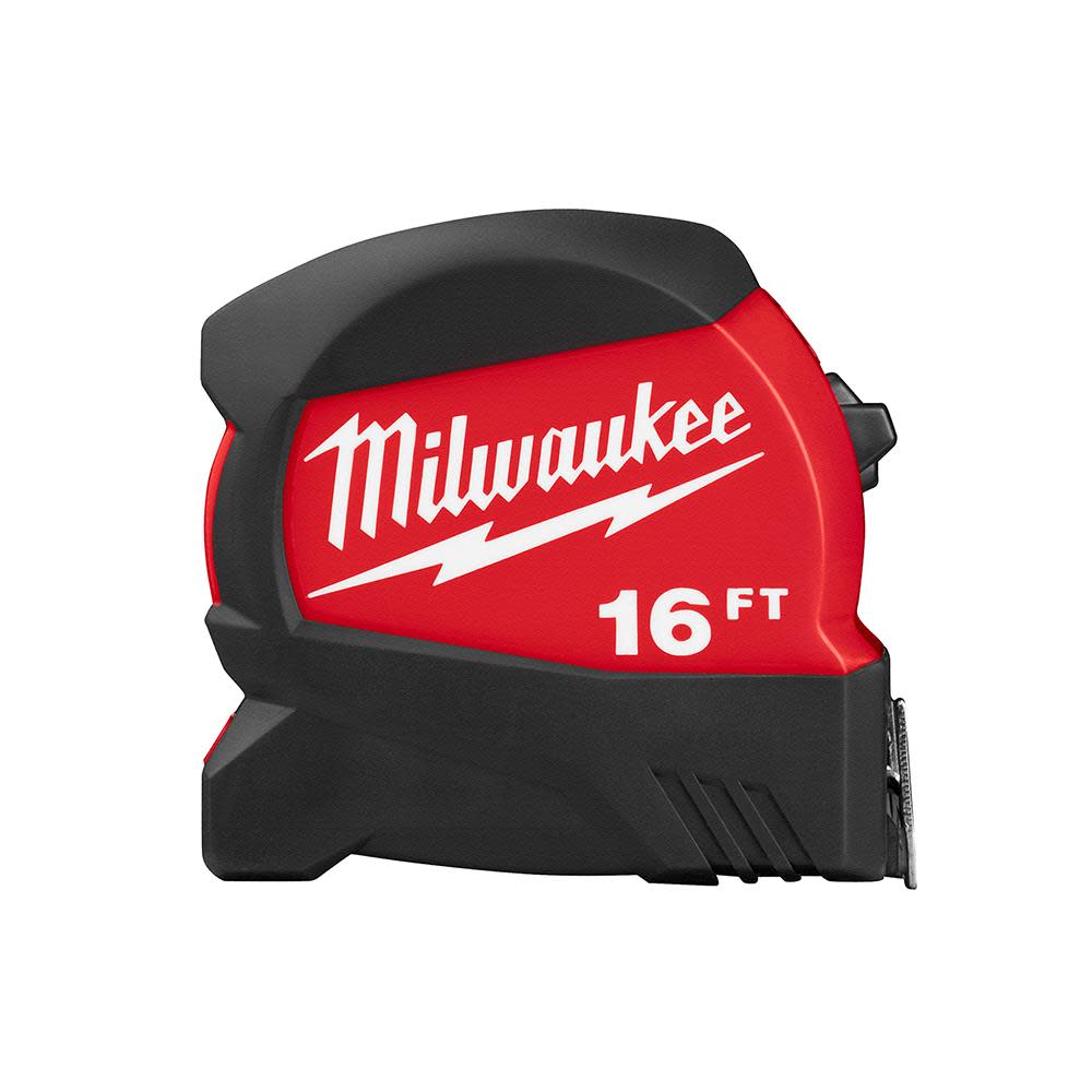 Milwaukee 16Ft Compact Wide Blade Tape Measure 48-22-0416 from Milwaukee - Intensery