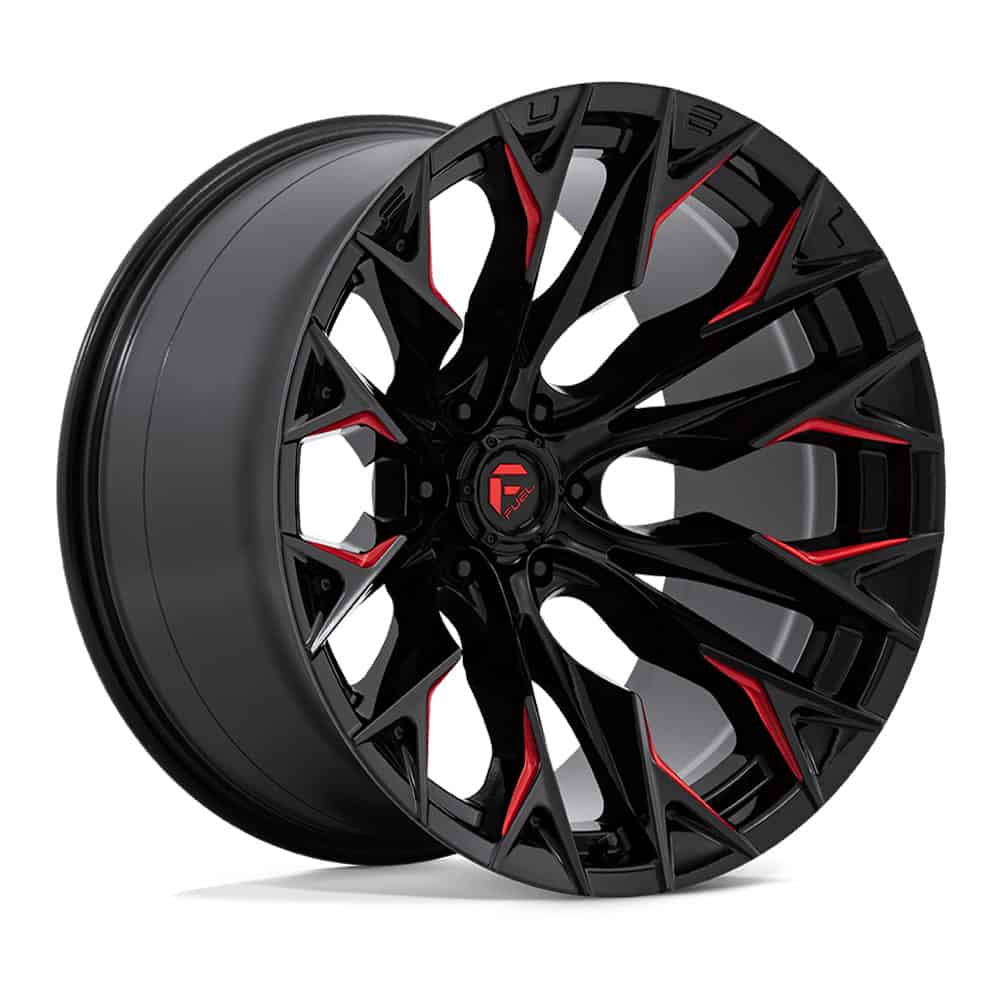 Fuel 1PC Wheels D823 22X12 6X5.5 G-BLK MILL C-RED -44MM - Intensery