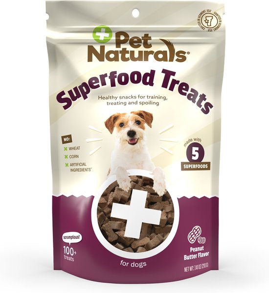 Pet Naturals Peanut Butter Recipe Superfood Dog Treats - Intensery