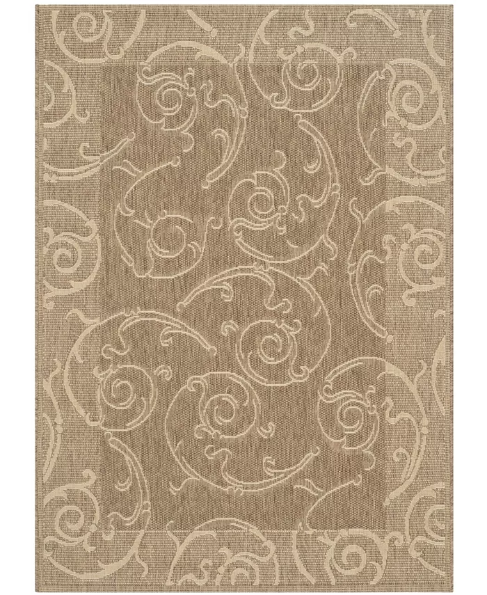 Safavieh Courtyard Brown and Natural 2'3
