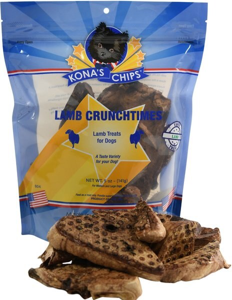 Kona's Chips Lamb Crunchtimes Dog Treats - Intensery