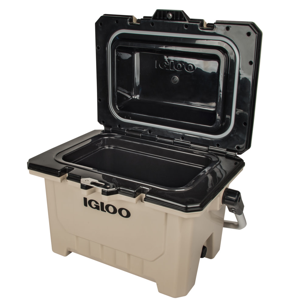Igloo IMX Cooler River Bottom Tan/Black 24qt - Intensery