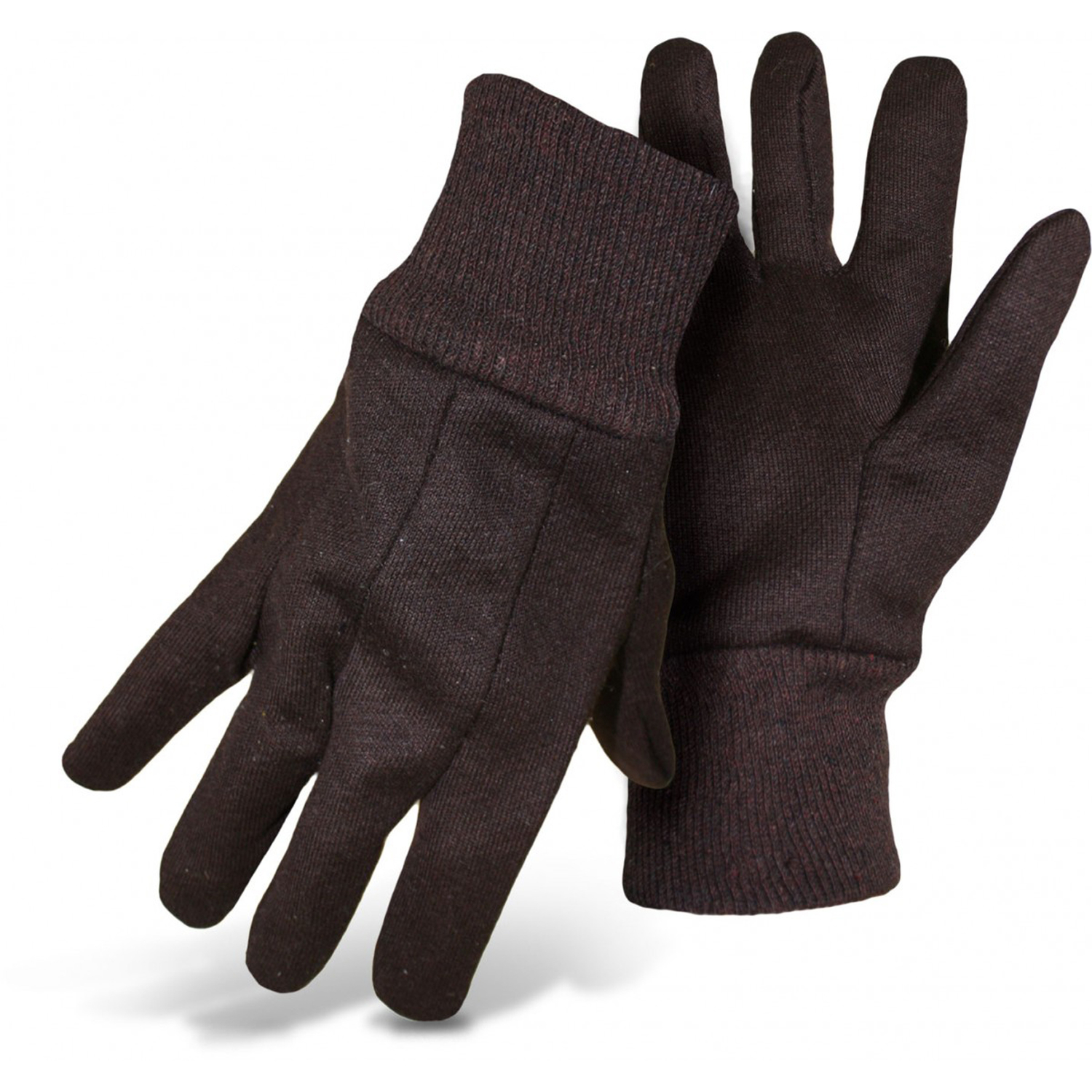 Boss Men\u0027s Indoor/Outdoor Jersey Work Gloves Brown S 1 pair - Intensery