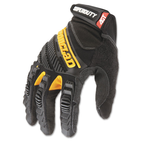Ironclad SuperDuty Gloves， Medium， Black/Yellow， 1 Pair (SDG203M) - Intensery