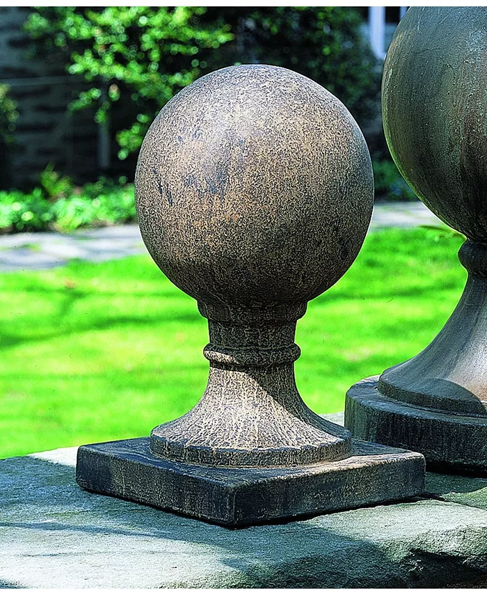 Campania International Small Sphere Square Base Statuary - Intensery