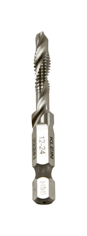 Klein Tools High Speed Steel Drill and Tap Bit 12-24 1 pc - Intensery