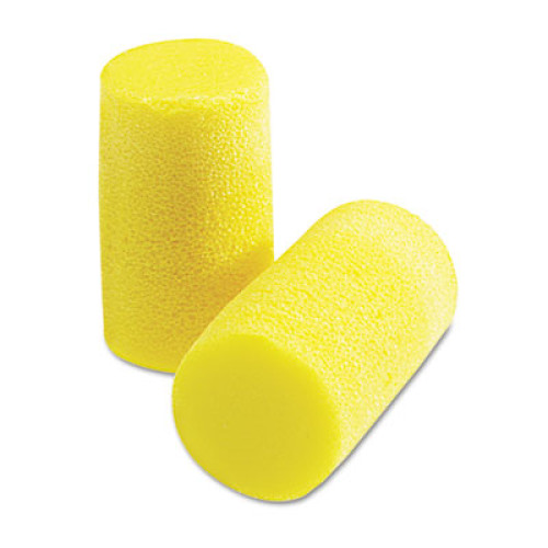 3M E-A-R Classic Plus Earplugs， Cordless， PVC Foam， Yellow， 200 Pairs/Box (3101101) - Intensery