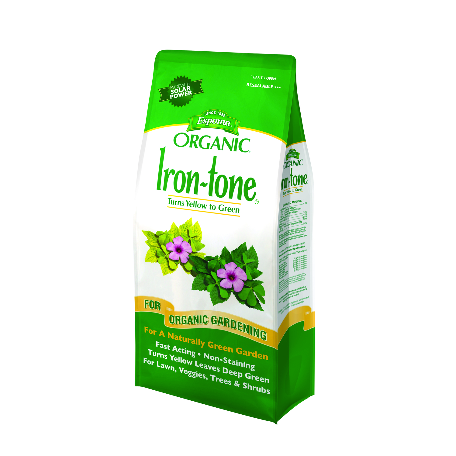 Espoma Iron-tone All-Purpose Lawn \u0026 Garden Food For All Grasses 1250 sq ft - Intensery
