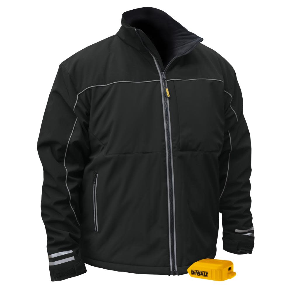 DEWALT Unisex Lightweight Heated Bare Tool Soft Shell Black Work Jacket XL DCHJ072B-XL from DEWALT - Intensery