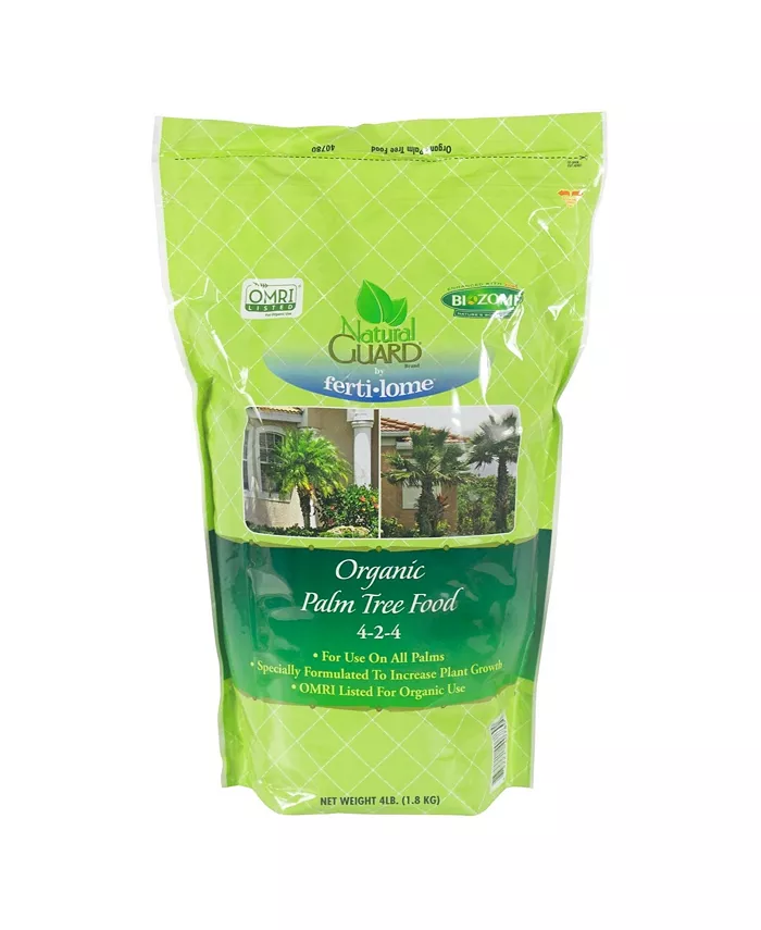 Fertilome Natural Guard Natural and Organic Palm Tree Food 4-2-4， 4lbs - Intensery