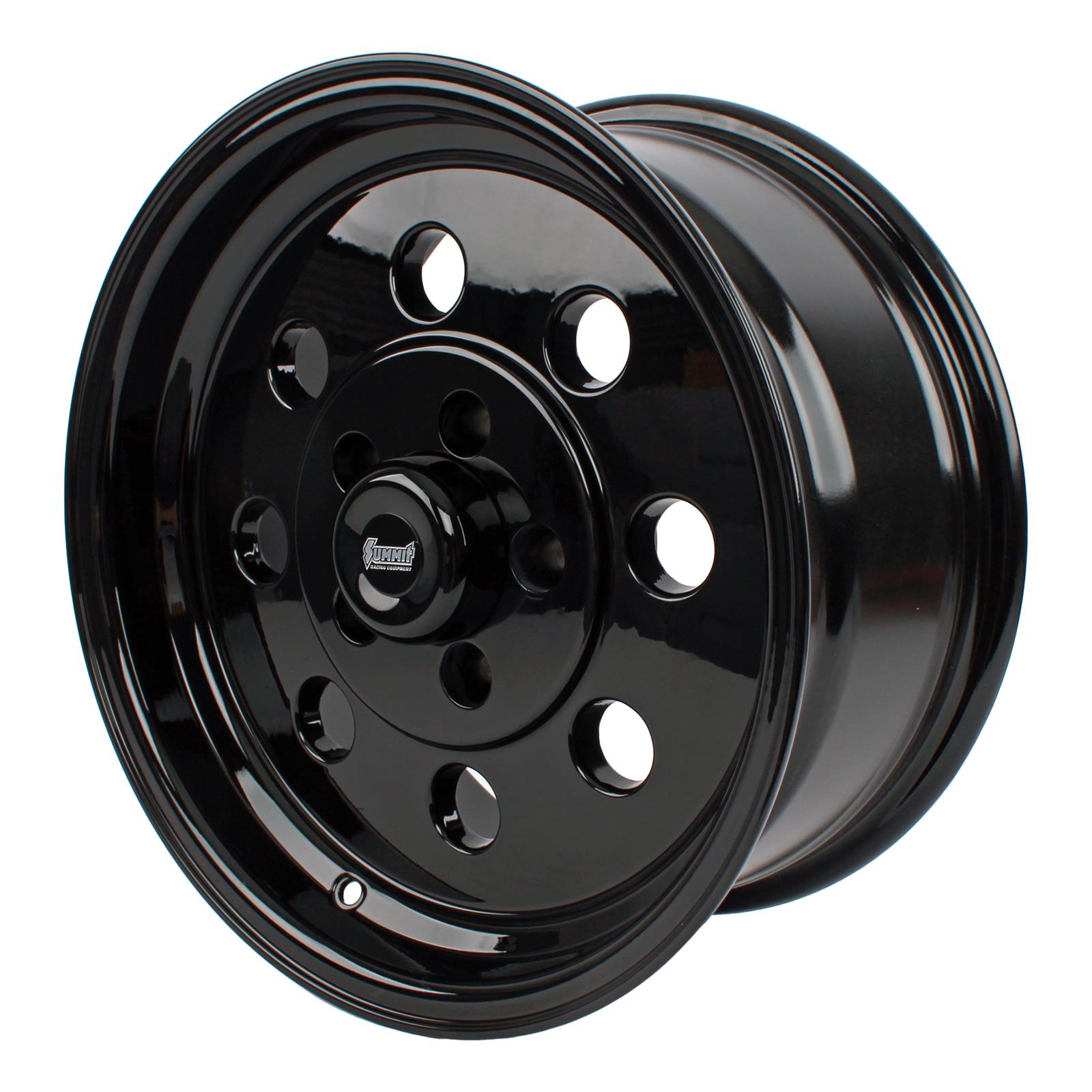 Summit Racing SUM-531B-57650 Summit Racing Equipmentand#174; Quick 8 Wheels - Intensery