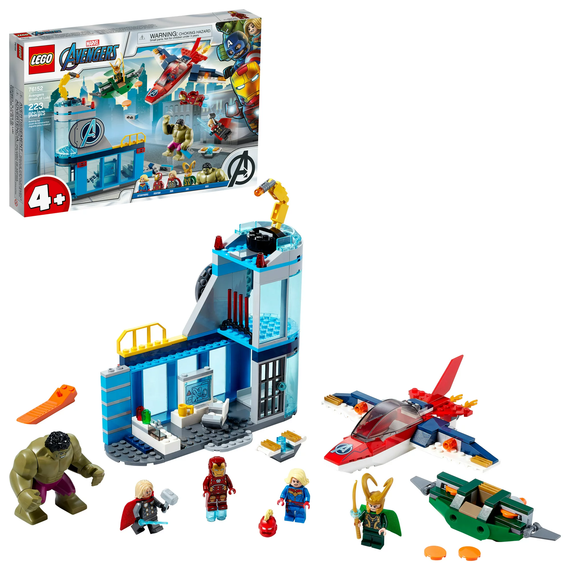 Lego Marvel Avengers Wrath of Loki 76152 Cool Building Toy with Marvel Avengers Minifigures (223 Pieces) - Intensery