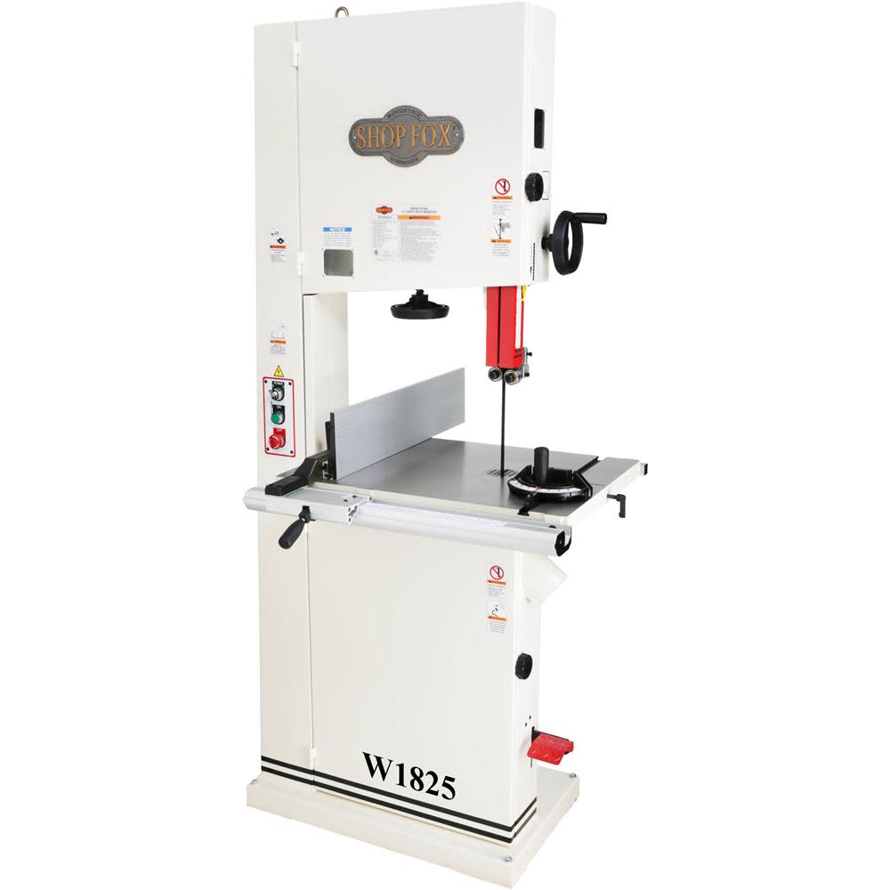 Shop Fox Bandsaw 220V 3HP 1 Phase Heavy Duty - Intensery