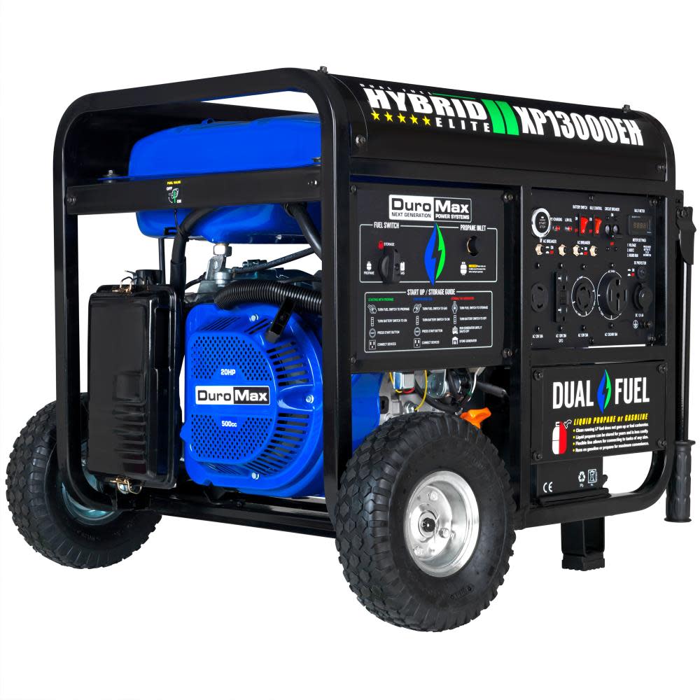 13000-Watt Dual Fuel Hybrid Portable Generator - Intensery