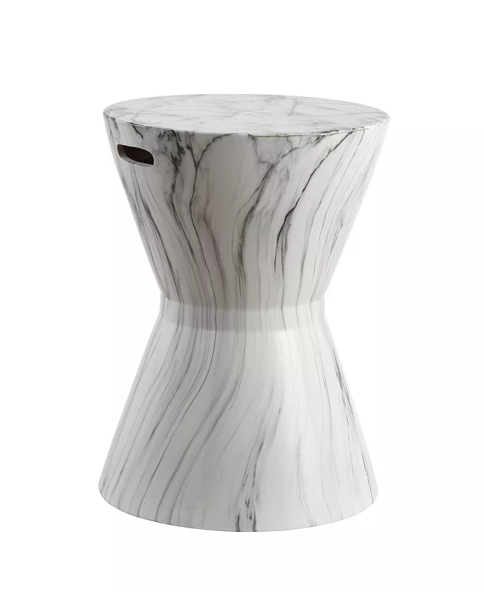 JONATHAN Y African Drum Garden Stool - Intensery