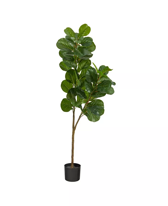 Nearly Natural 5.5' Fiddle Leaf Fig Artificial Tree - Intensery