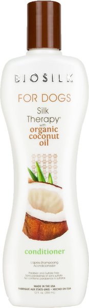 BioSilk Silk Therapy Organic Coconut Oil Dog Conditioner - Intensery