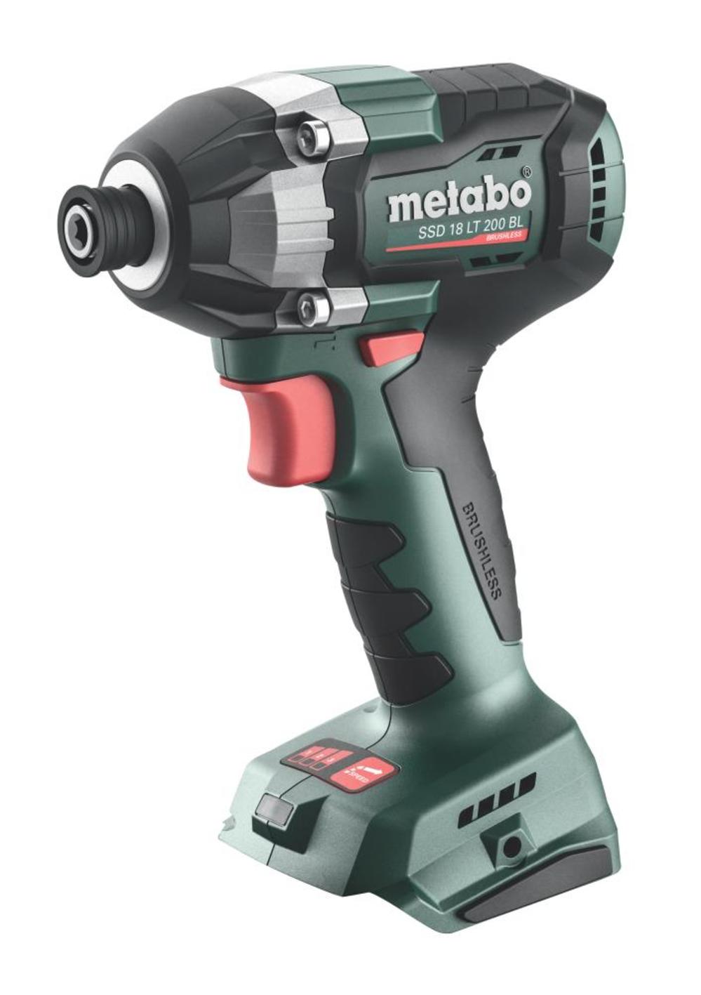 Metabo SSD 18 LT 200 BL 18V 1/4 Hex Brushless Impact Driver Bare Tool - Intensery