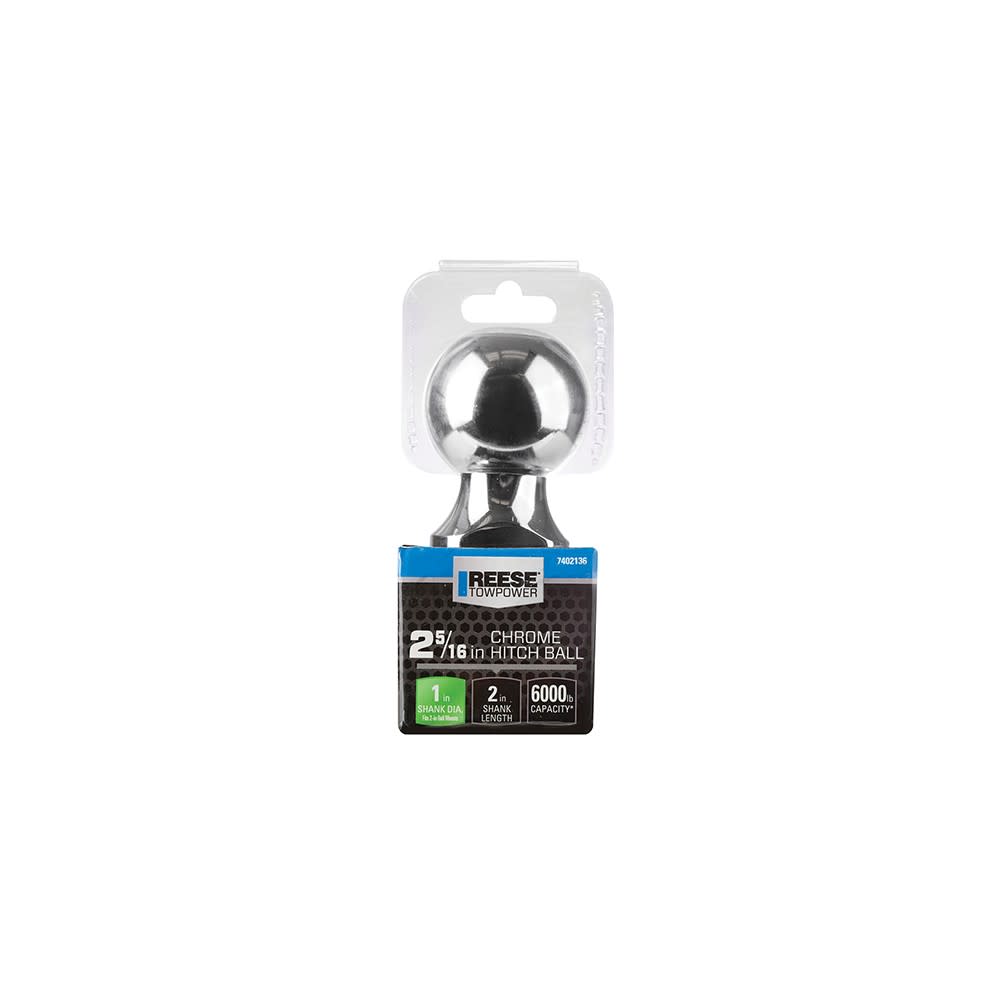 Reese 2 5/16 6000 lbs Trailer Hitch Ball - Intensery