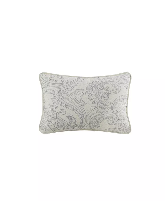 Gracie Mills Chelsea Paisley 12-by-18-Inch  Oblong Decorative Pillow - Intensery