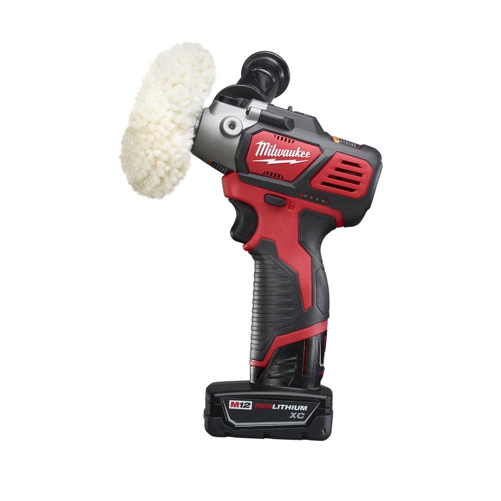 Milwaukee M12 12V Variable Speed Polisher/Sander XC/Compact Battery Kit 2438-22X from Milwaukee - Intensery