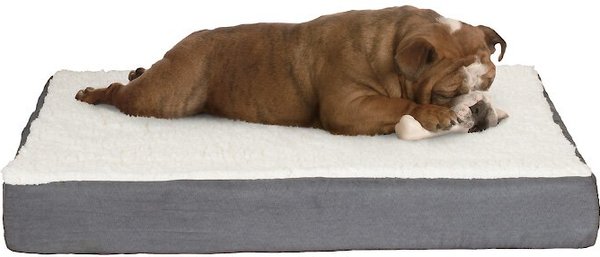 Pet Adobe Memory Foam Orthopedic Bolster Dog Bed w/ Removable Cover - Intensery
