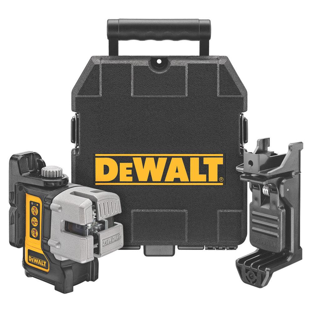 DEWALT DW089K - Self Leveling 3 Beam Line Laser (DW089K) DW089K from DEWALT - Intensery