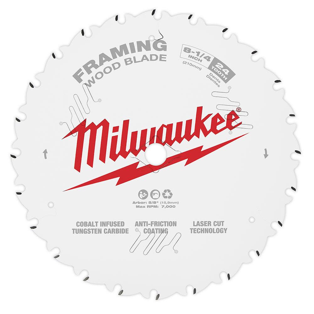 8-1/4 in. 24T Framing Circular Saw Blade - Intensery