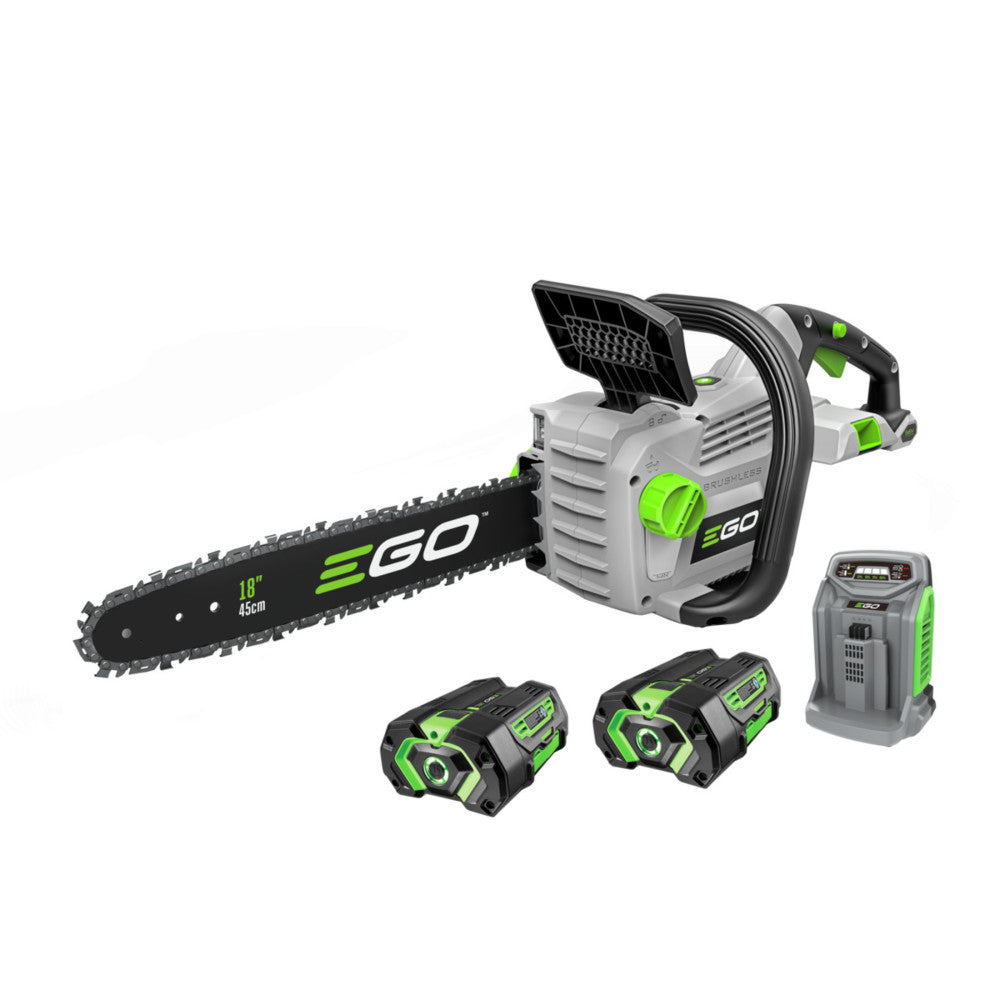 EGO POWER+ 18 Chain Saw Kit With 2 x 5Ah Batteries CS1804-2 from EGO - Intensery