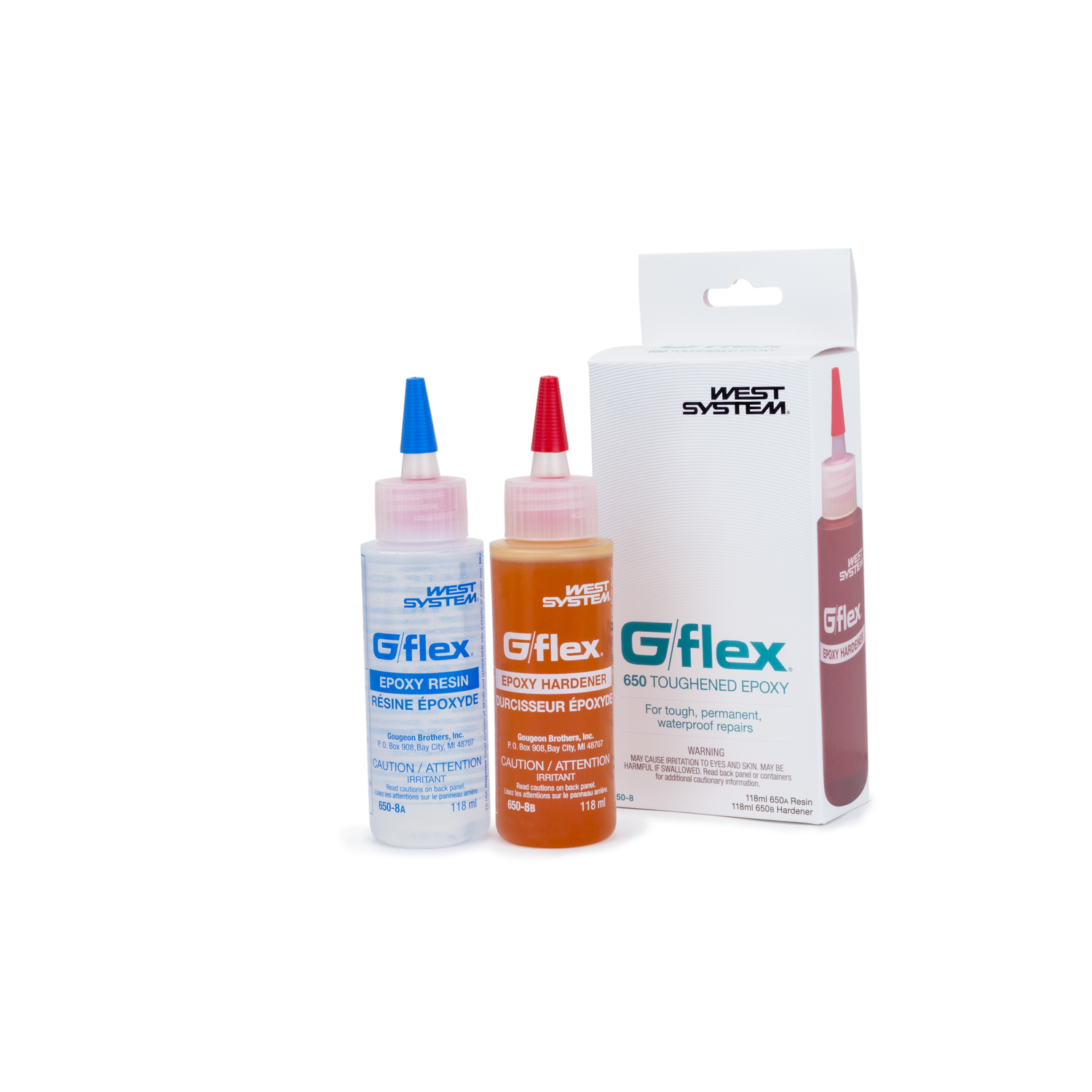 West System G/flex Extra Strength Epoxy Toughened Epoxy Kit 2 pk - Intensery