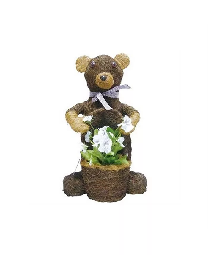 Gardener's Select RA818 Bear Brushwood Topiary， Brown - Intensery