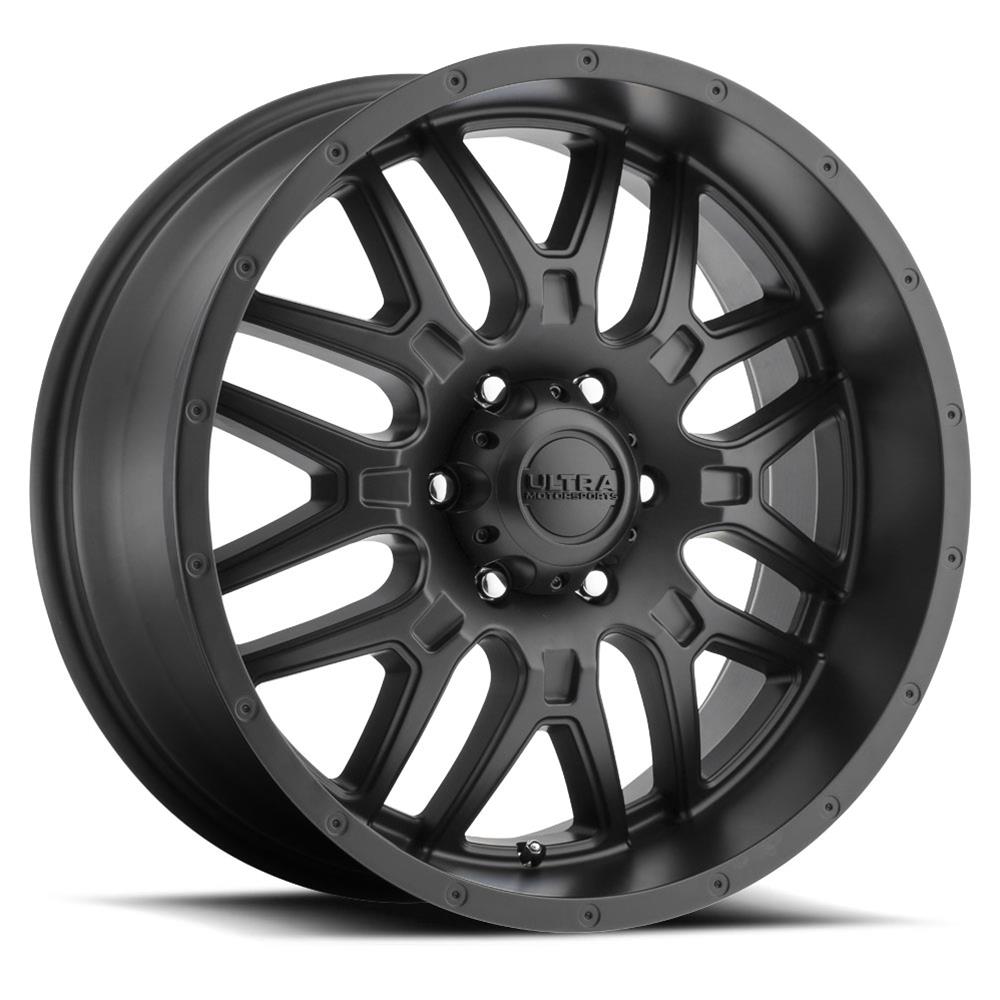 Ultra Wheel Company 203-8981SB+12 Ultra Wheel 203 Hunter Satin Black Wheels - Intensery