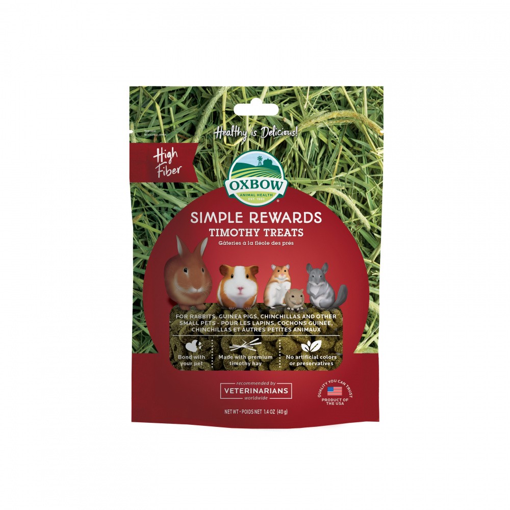 Oxbow Animal Health Simple Rewards Timothy Treats - 1.4 oz - Intensery