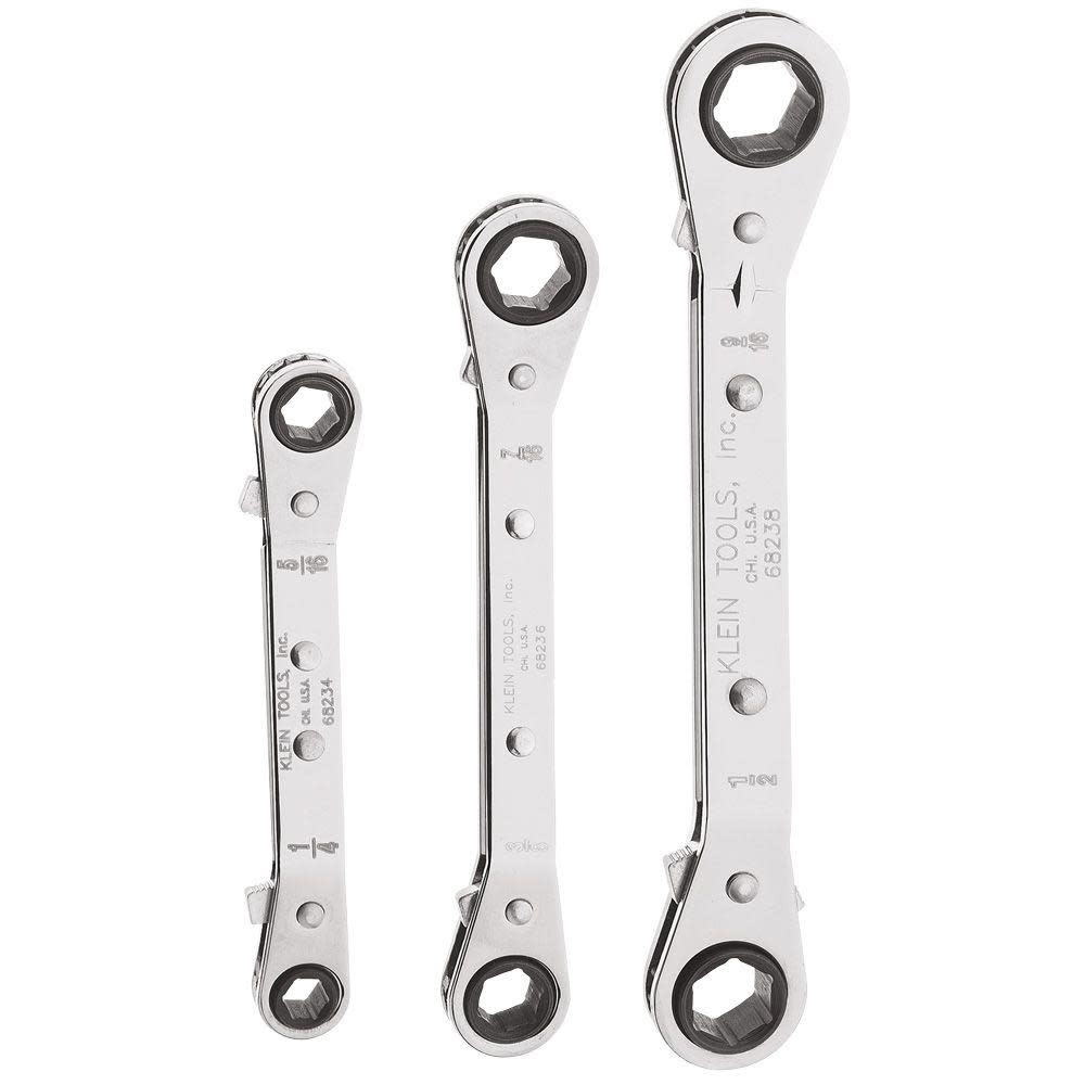 Klein Tools Reverse Ratchet Box Wrench Set 3 Pc 68244 from Klein Tools - Intensery