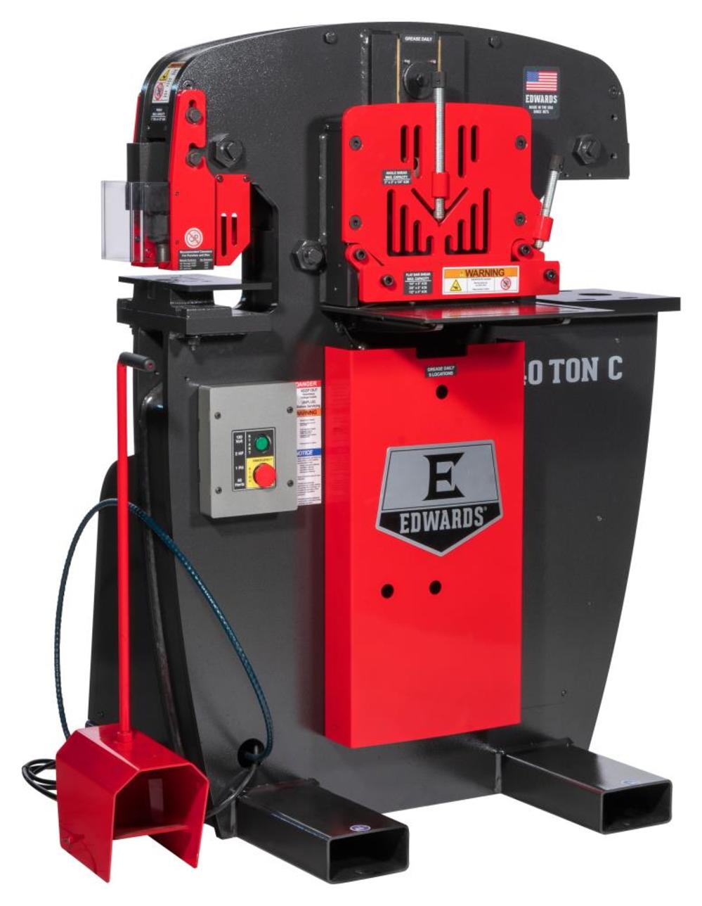Edwards 40 Ton C Ironworker 1 Phase 115 Volt - Intensery