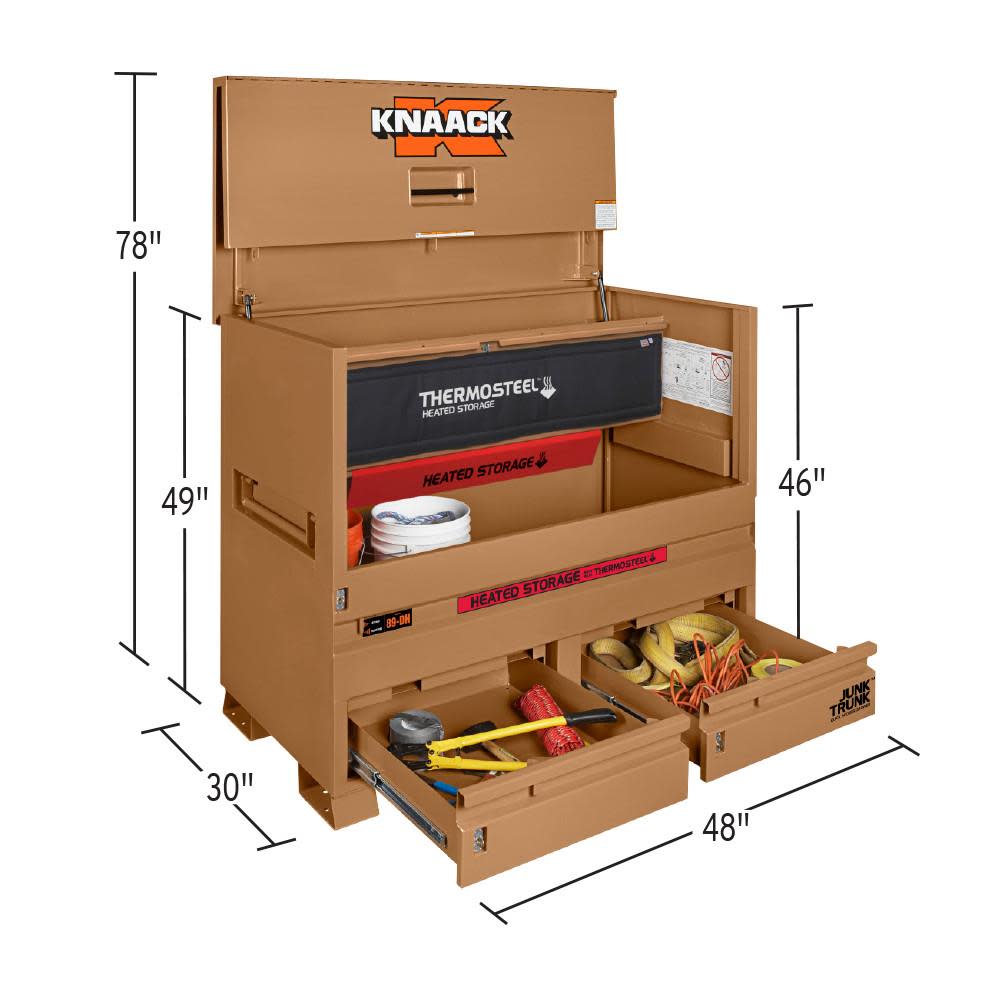 STORAGEMASTER® Piano Box with JUNK TRUNK™and Thermo Steel™ - Intensery