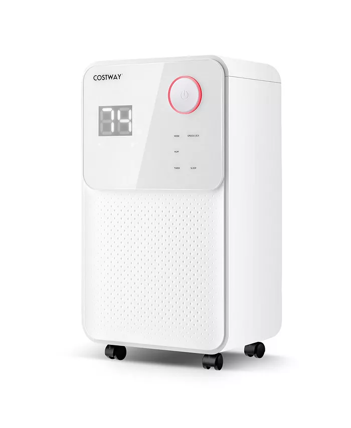 Costway 32 Pints 2000 Sq. Ft Dehumidifier for Home Basements w 3-Color Digital Display - Intensery