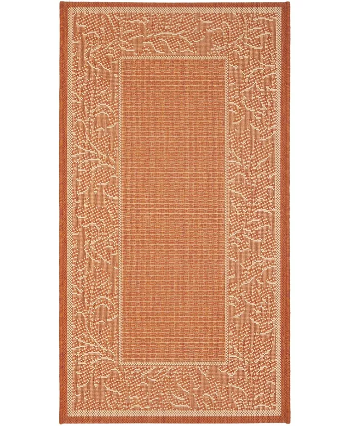 Safavieh Courtyard Terracotta and Natural 6'7