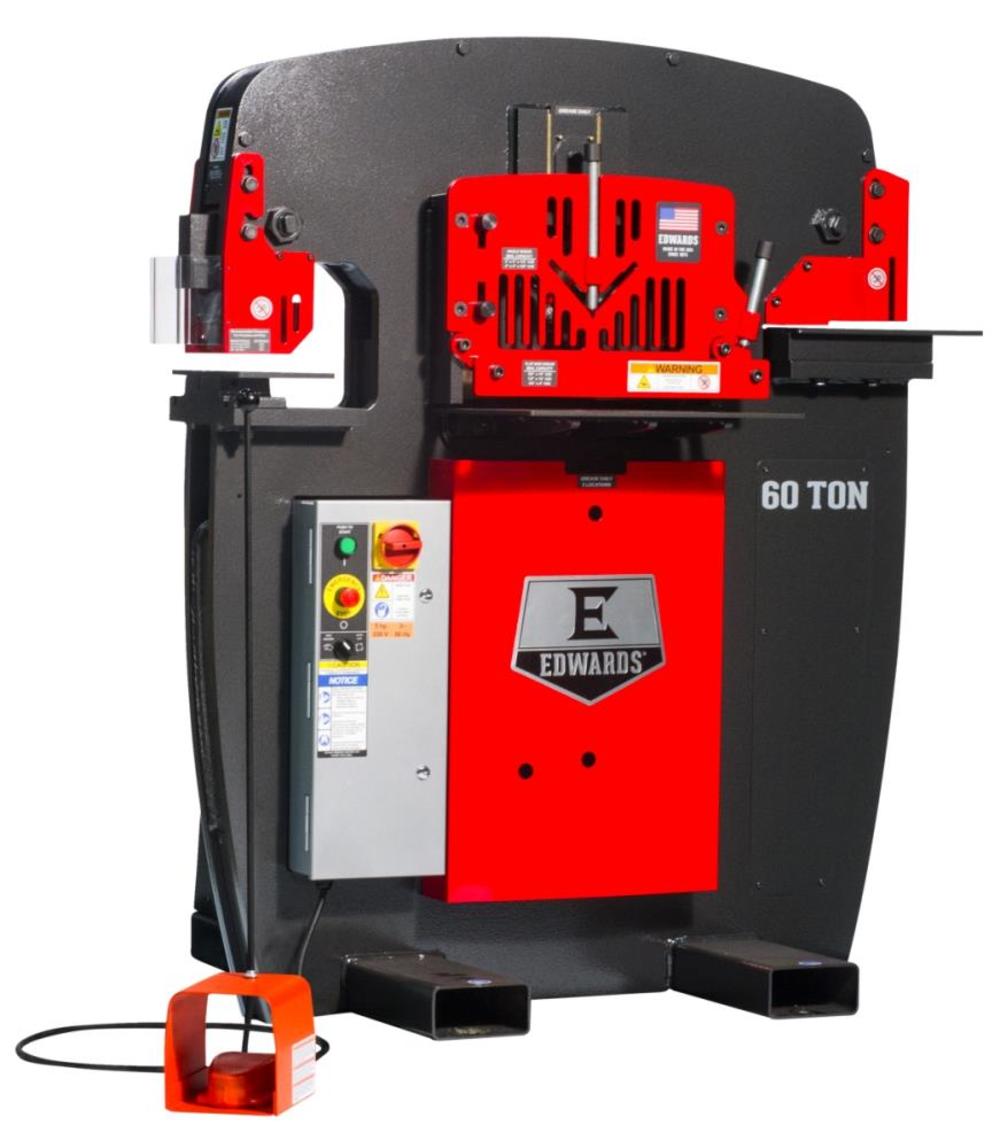 60 Ton Ironworker Single Phase 230 Volts - Intensery