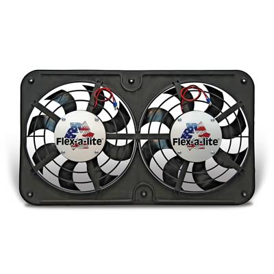 Flex-a-lite 412 Flex-A-Lite Low-Profile S-Blade Electric Fans - Intensery